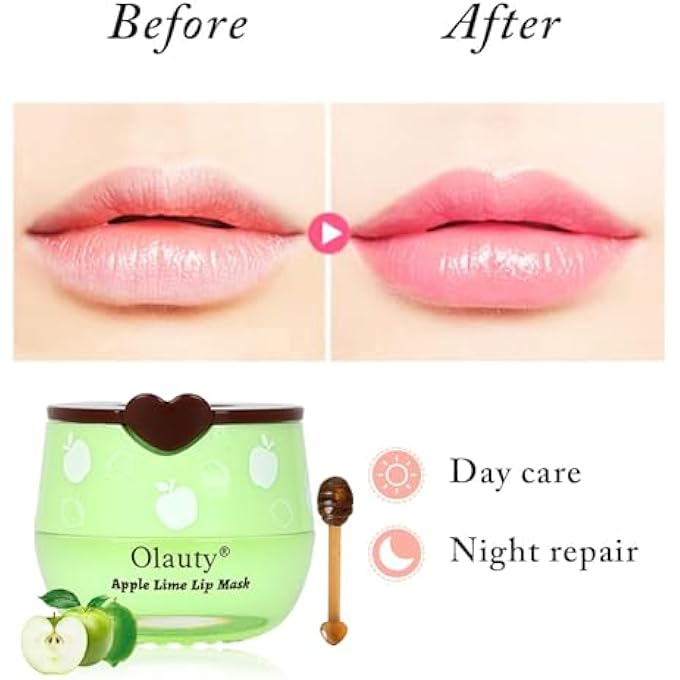 Eakroo 8 PCS BEE LIP BALM HONEY POT - STRAWBERRY, WATERMELON, APPLE LIME, CHERRY, MINT, GRAPES & PEACH FLAVORS HONEY LIP BALM BULK - SLEEPING MASK OVERNIGHT FOR HYDRATING & PREVENTING DRY, CRACKED LIPS - Image 3